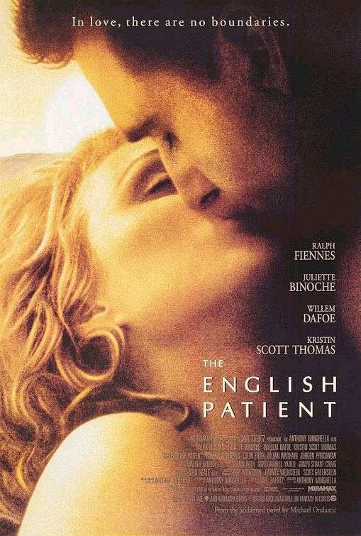 The English Patient starring Ralph Fiennes, Kristin Scott Thomas and Juliette Binoche